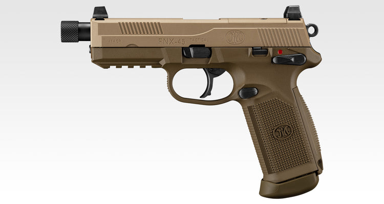 トイガン FNX45 Custom Tokyo Marui FNX-45 Tactical Gas Blowback Pistol - FDE – Boomarms