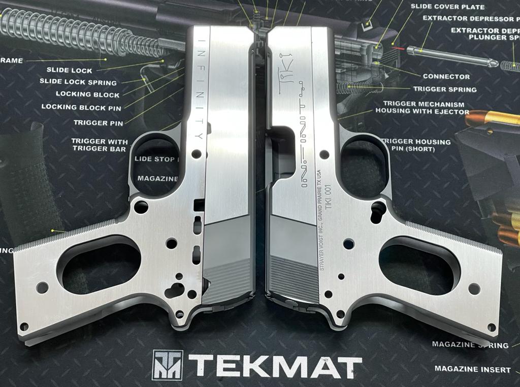 Bomber CNC Aluminium TIKI ( Miami ) Slide & Frame Kit for Marui V10 GBB series